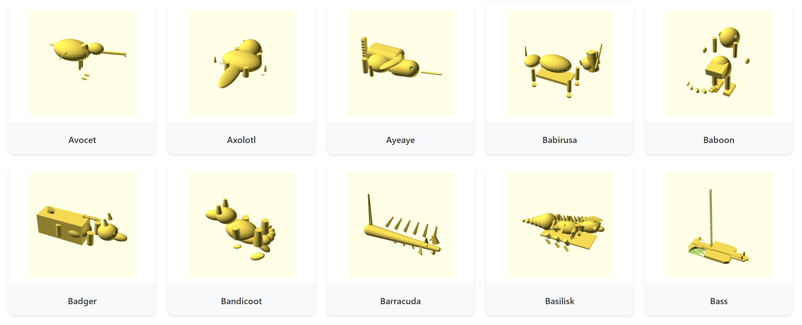 KDataset — browse the synthetic dataset